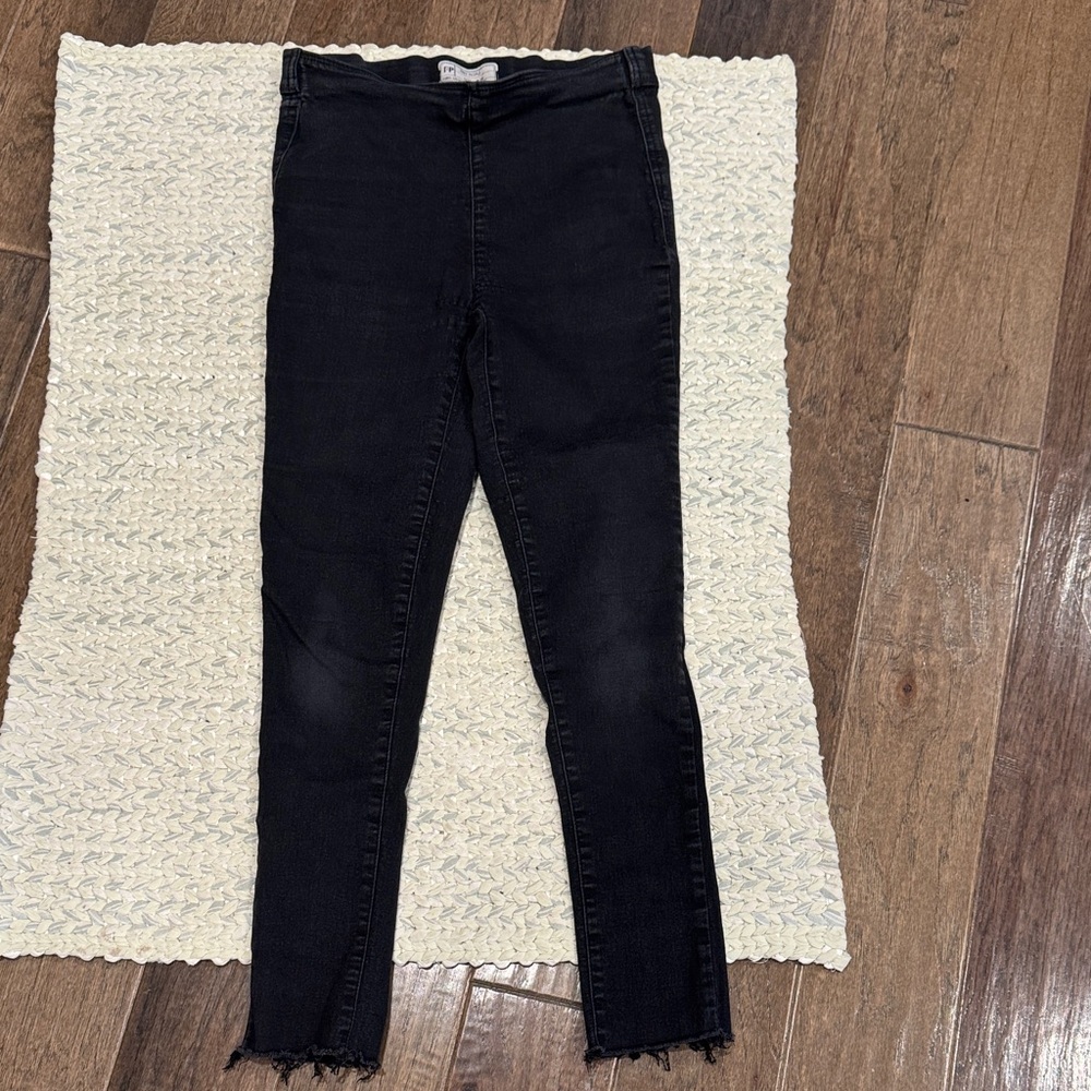 Free People Black Skinny Jeans